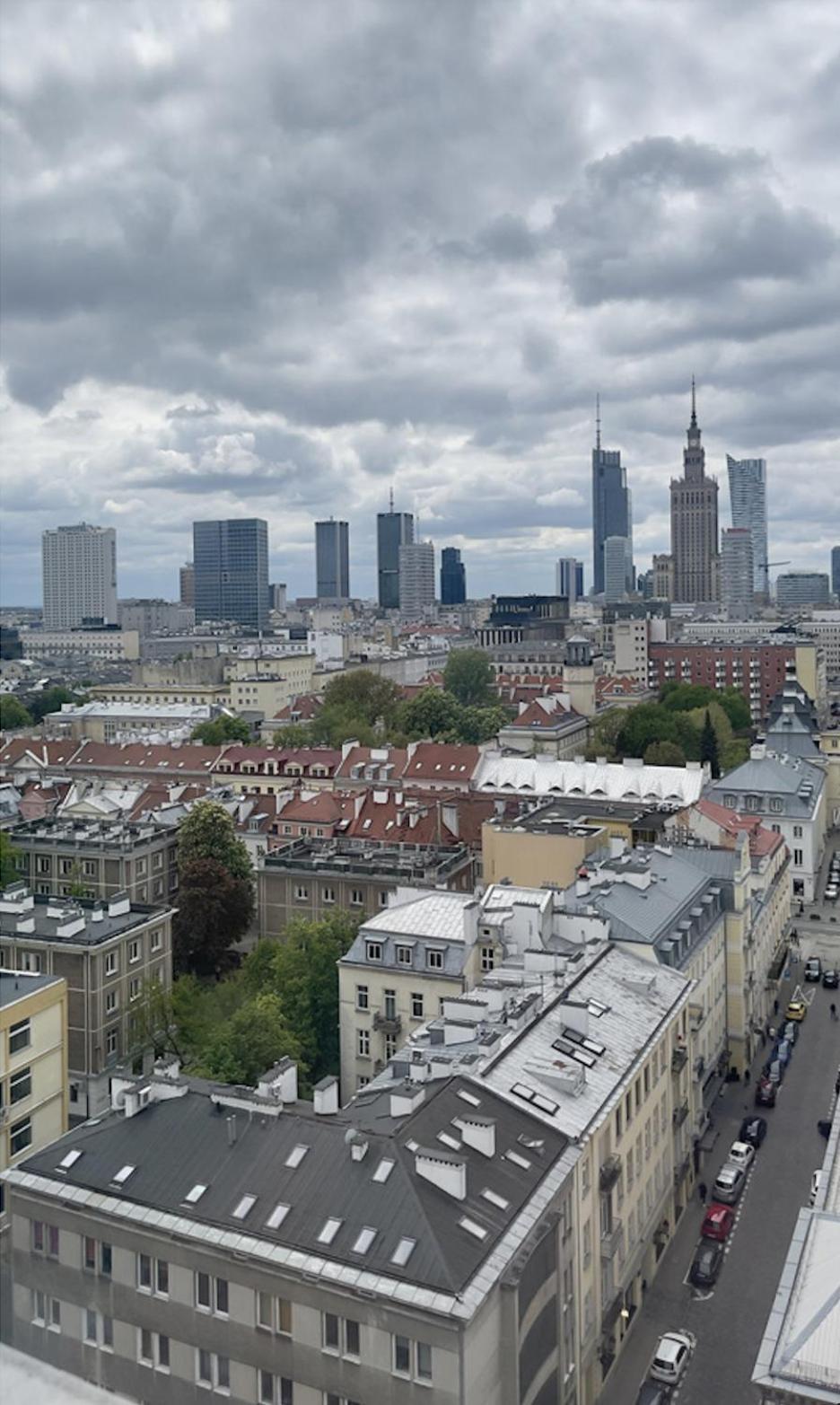 바르샤바 Atelier W Sercu Warszawy Z Panoramicznym Widokiem 아파트 외부 사진